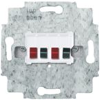 ABB BuschJaeger Basiselement Luidsprekercontactdoos 024804101 Alpinwit