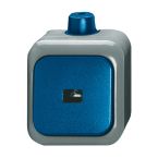 ABB BuschJaeger BuschDuro 2000 WDI Impulsdrukker 2621 WDI Grijsblauw