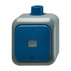 ABB BuschJaeger BuschDuro 2000 WDI Schakelaar 26012 WDI Grijsblauw