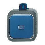 ABB BuschJaeger BuschDuro 2000 WDI Schakelaar 26016 WDI Grijsblauw