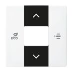 ABB BuschJaeger Buschfreehome Centraalplaat kamerthermostaat fan coil 6236914 Balance SI alpinwit