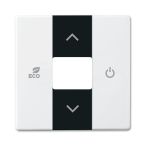 ABB BuschJaeger Buschfreehome Centraalplaat kamerthermostaat 623584 Future Linear verkeerswit glanzend