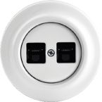 ABB BuschJaeger Decento Datacontactdoos 1800 J64 Verkeerswit