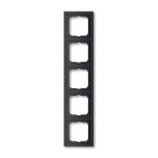 ABB BuschJaeger Future Linear Afdekraam 1725885K Zwart mat