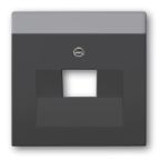 ABB BuschJaeger Future Linear Centraalplaat IAEUAE 180381 Antraciet