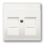 ABB BuschJaeger Future Linear Centraalplaat RJ45 1800884 Verkeerswit mat