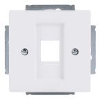 ABB BuschJaeger Future Linear Centraalplaat RJ45 2561884 Verkeerswit mat