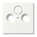 ABB BuschJaeger Future Linear Centraalplaat satelliet 1743884 Verkeerswit mat