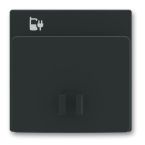 OUTLET ABB BuschJaeger Future Linear Centraalplaat USB 6478885 Zwart mat