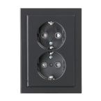 ABB BuschJaeger Future Linear Wandcontactdoos 302EUJT81 Antraciet