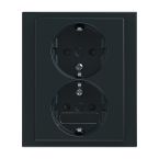 ABB BuschJaeger Future Linear Wandcontactdoos 202 EUJB81 Antraciet