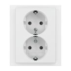 ABB BuschJaeger FutureSolo Wandcontactdoos 202 EUJRB84 Verkeerswit glanzend