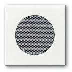 ABB BuschJaeger FutureSolo Centraalplaat luidspreker 825384 Verkeerswit glanzend