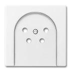 ABB BuschJaeger FutureSolo Centraalplaat PTT 276784503 Verkeerswit glanzend