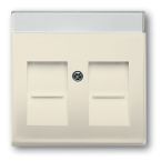 ABB BuschJaeger FutureSolo Centraalplaat RJ45 180082 Crème