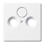 ABB BuschJaeger FutureSolo Centraalplaat satelliet 174384 Verkeerswit glanzend