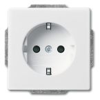 ABB BuschJaeger FutureSolo Wandcontactdoos 20 EUCR84503 Verkeerswit glanzend