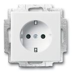 ABB BuschJaeger FutureSolo Wandcontactdoos 20 EUCBLI84 Verkeerswit glanzend