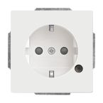 ABB BuschJaeger FutureSolo Wandcontactdoos 20 EUCBL84 Verkeerswit glanzend