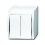 ABB BuschJaeger Ocean IP44 Schakelaar 26015 W54 Alpinwit