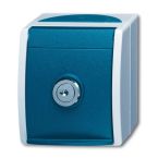 ABB BuschJaeger Ocean IP44 Wandcontactdoos 20 EWSL53 Blauwgroen