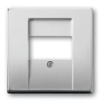 ABB BuschJaeger Pure Stainless Steel Centraalplaat audioworld 1766866 RVS