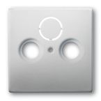 ABB BuschJaeger Pure Stainless Steel Centraalplaat satelliet 1743866 RVS