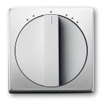 ABB BuschJaeger Pure Stainless Steel Draaiknop 1740 DRL866503 RVS