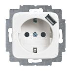 OUTLET ABB BuschJaeger Reflex SI Wandcontactdoos 20 EUCBUSB214 Alpinwit