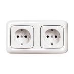 ABB BuschJaeger Reflex SI Wandcontactdoos 202 EUCJ2145 Alpinwit