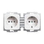 ABB BuschJaeger Reflex SI Wandcontactdoos 202 EUC21450 Alpinwit