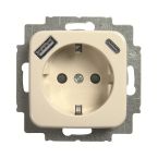 ABB BuschJaeger Standaard SI Wandcontactdoos EUCB2USBAC212 Crème