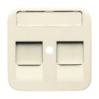 ABB BuschJaeger Standaard SI Centraalplaat RJ45 1800212 Crème