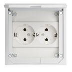 ABL Sursum SCHUKO Classic Vloercontactdoos 1632 192490 Met deksel