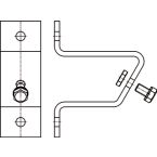 Cooper CrouseHinds LLK Explafondbeugel WANDBEUGEL 30O