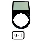 Eaton Moeller RMQTitan Tekstschilddrager M22SSTX89