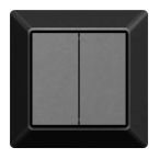 EcoDim Smart Lichtschakelaar ED10043 Zwart