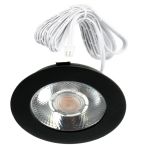 ECODIM ED10046 INBOUW MEUBELSPOT 3W 2700K ZWA