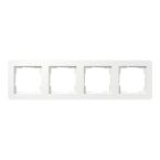 Gira E1 Afdekraam 0214150 Alpinwit glanzend