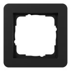 Gira E1 Afdekraam 0211153 Zwart mat