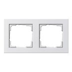 Gira E2 Afdekraam 021222 Alpinwit mat