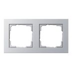 Gira E2 Afdekraam 021225 Aluminium