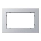 Gira E2 Afdekraam 100125 Aluminium