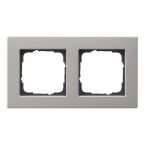 Gira E2 Afdekraam 0212335 Edelstaal