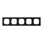 Gira E2 Afdekraam 021509 Zwart mat