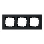 Gira E2 Afdekraam 0213095 Zwart mat