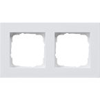 Gira E2 Afdekraam 0212225 Alpinwit mat