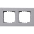 Gira E2 Afdekraam 0212255 Aluminium