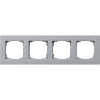 Gira E2 Afdekraam 0214255 Aluminium