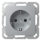 Gira E2 Wandcontactdoos 446626 Aluminium